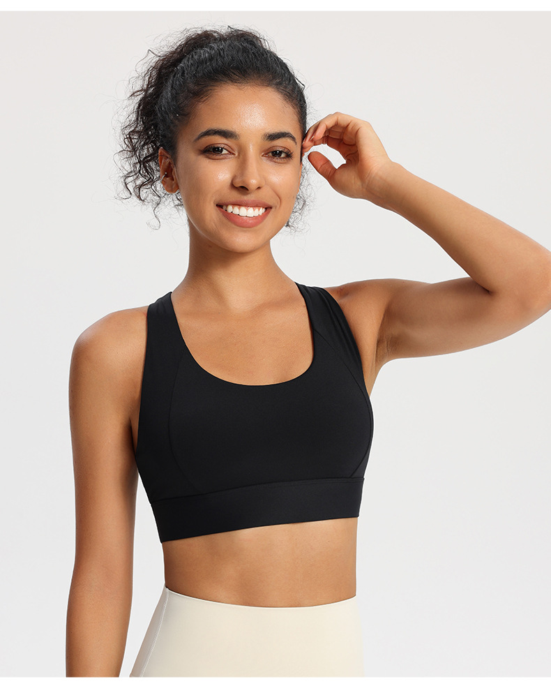Women Sexy Tank Top Vest Sports Bra Female Yoga Fitness Cross Back Sports Bra